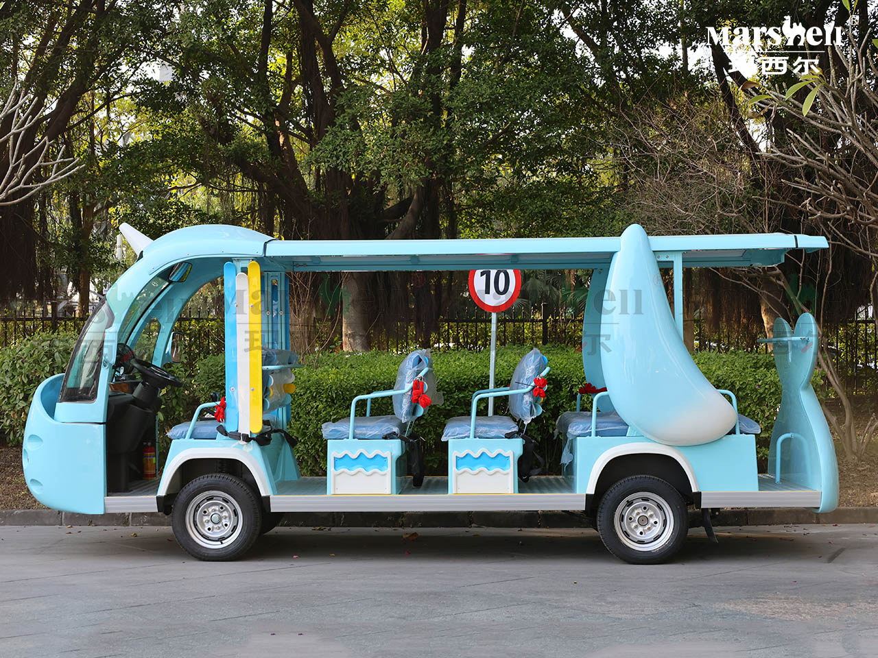 鯤主題造型電動觀光車