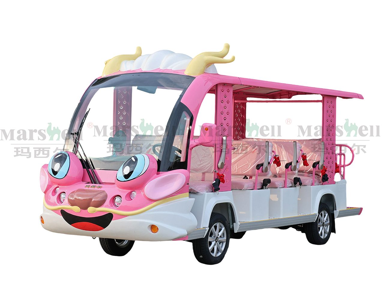 龍?jiān)煨椭黝}電動(dòng)觀光車