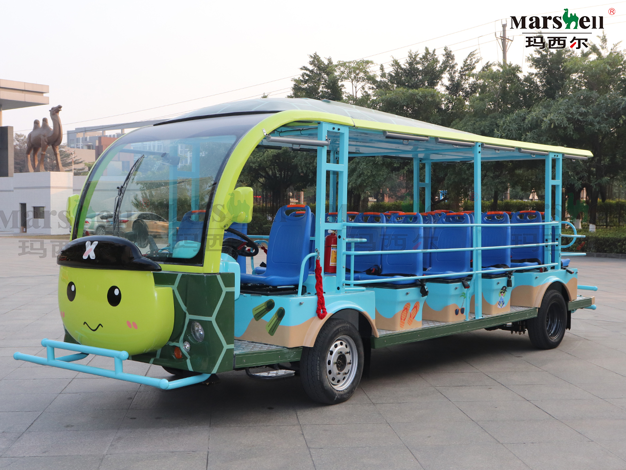 烏龜主題造型電動(dòng)觀光車