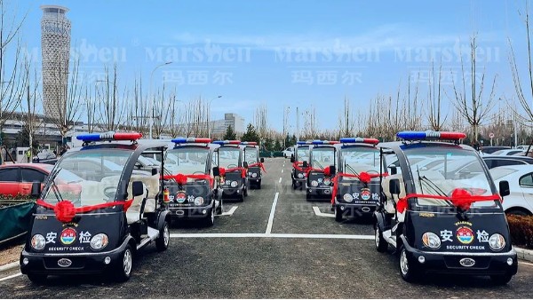 便捷高效、保駕護航，瑪西爾電動巡邏車交付青島膠東國際機場